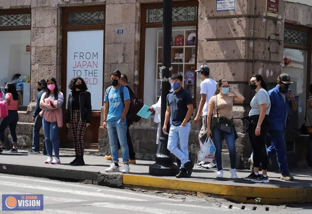 Morelia, reporta 200 nuevos casos de coronavirus y 4 defunciones, hoy miércoles 