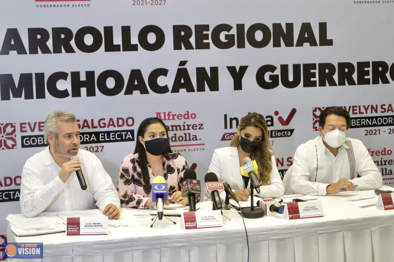 Michoacán, Guerrero y Colima acuerdan agenda conjunta para desarrollo del Pacífico