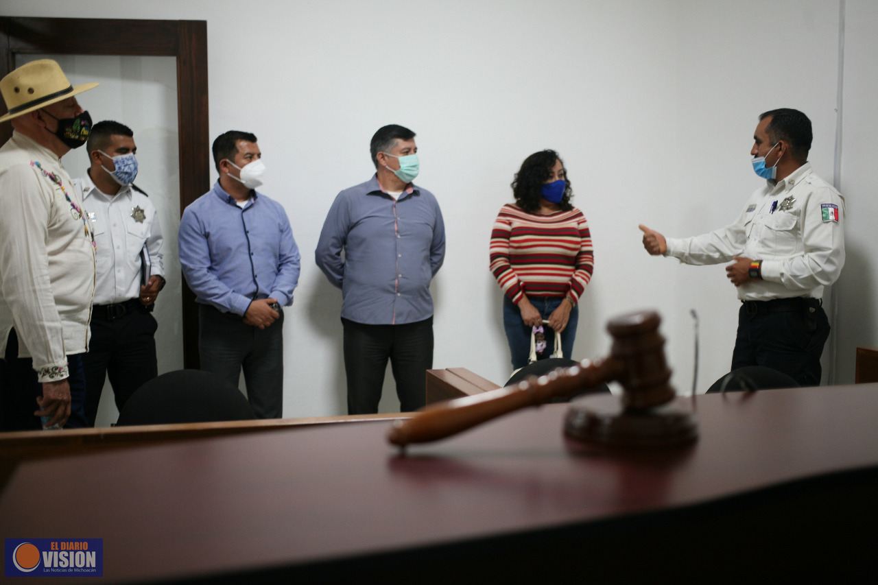 Policía Morelia presenta al Concejo avances en seguridad durante la presente administración