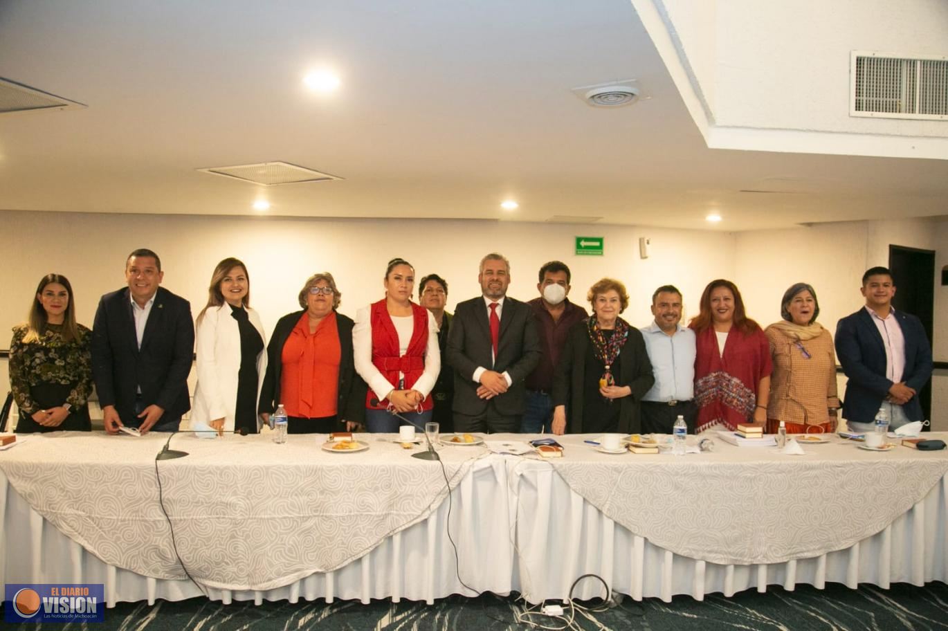 Bedolla y diputados de la 4T trabajarán por recuperar la gobernabilidad en Michoacán