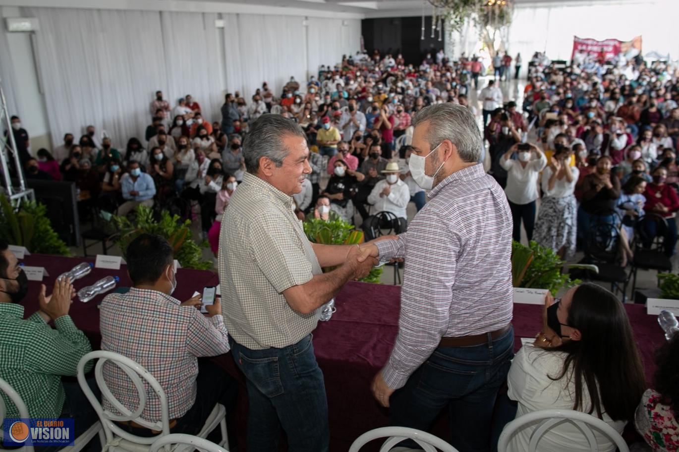 La llegada de la 4T a Michoacán es un hecho irrevocable”: Raúl Morón