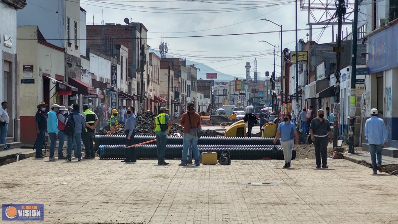 Avanza, rehabilitación de la Avenida Lázaro Cárdenas, en Morelia