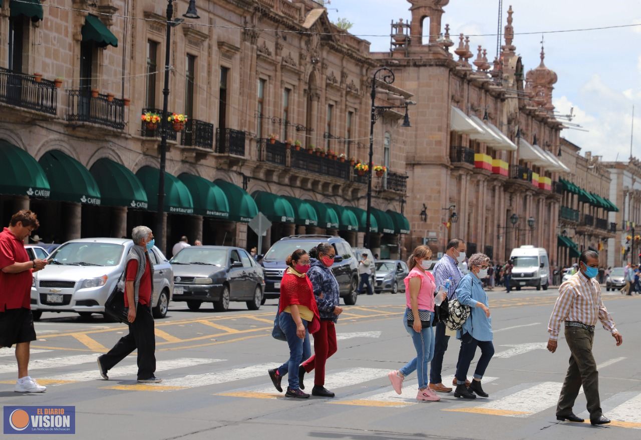 Continúan medidas anti COVID-19 en Morelia
