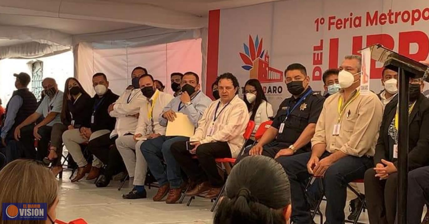 Con La Feria Metropolitana del Libro, detonará el turismo en Tarímbaro: Bladimir González 