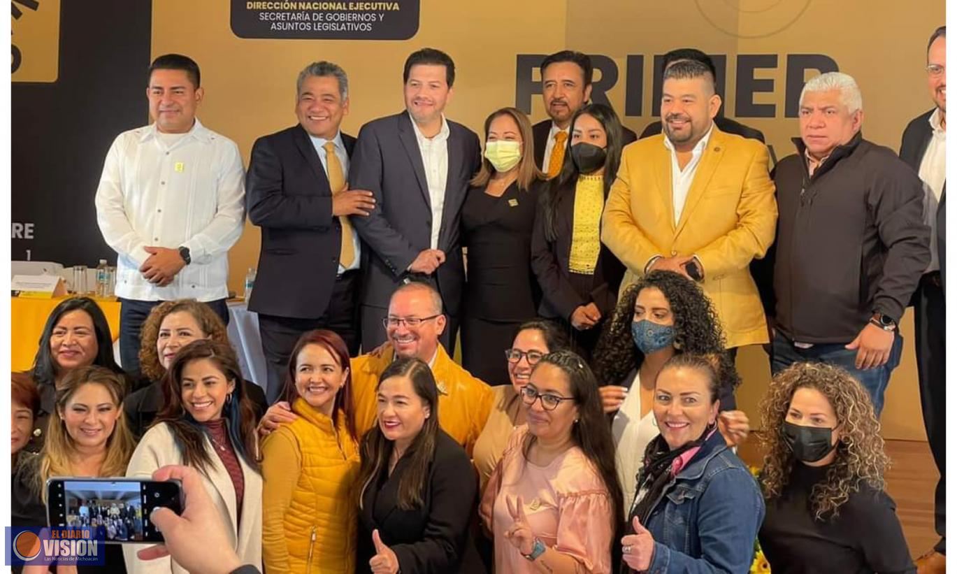 Paco Huacus, asistió al Encuentro Nacional de Legisladoras y Legisladores de PRD