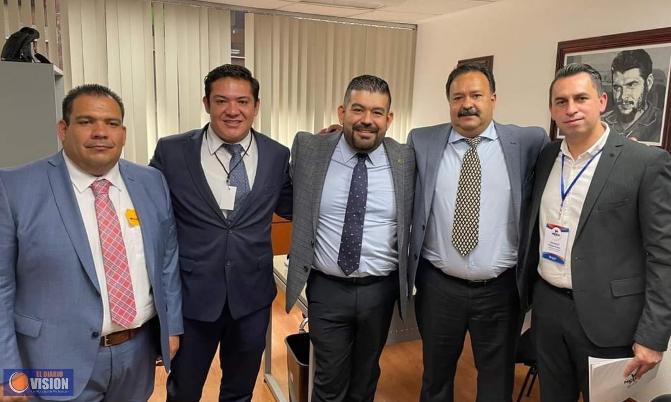 Paco Huacus se reúne con los alcaldes de de Tarímbaro, Nuevo Parangaricutiro, Pátzcuaro y Nahuatzen