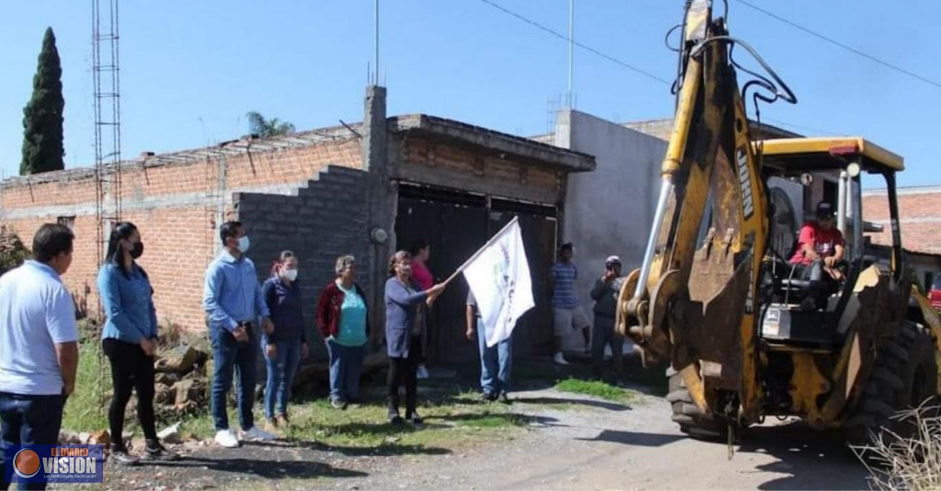 Con obras públicas, Gobierno de Zacapu da solución a la ciudadanía