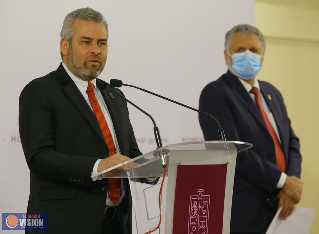 En 2022, Michoacán tendrá inversión histórica para obra pública: Bedolla