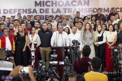 Da Morón muestra de poder; destaca haber fortalecido a la 4T en Michoacán